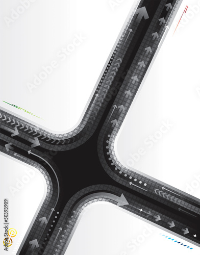 Abstract cross stripes technology background.