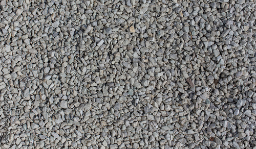 Ground covered in white rocks