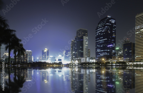 Bangkok city at twilight © joesive47