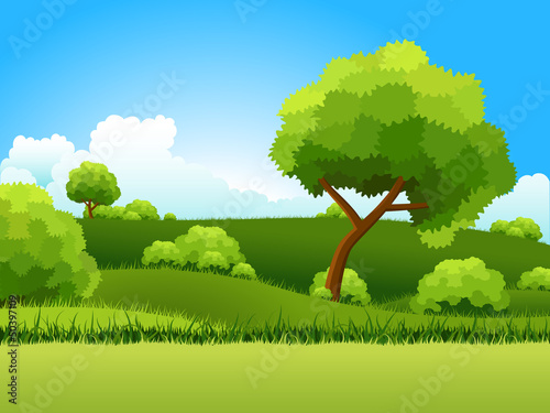 Green hills