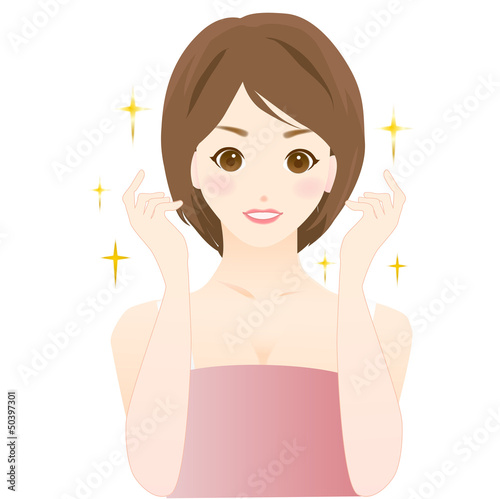女性　エステ　驚く