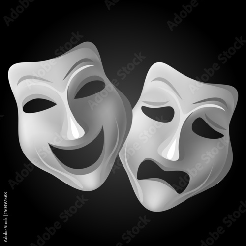 Theater mask set