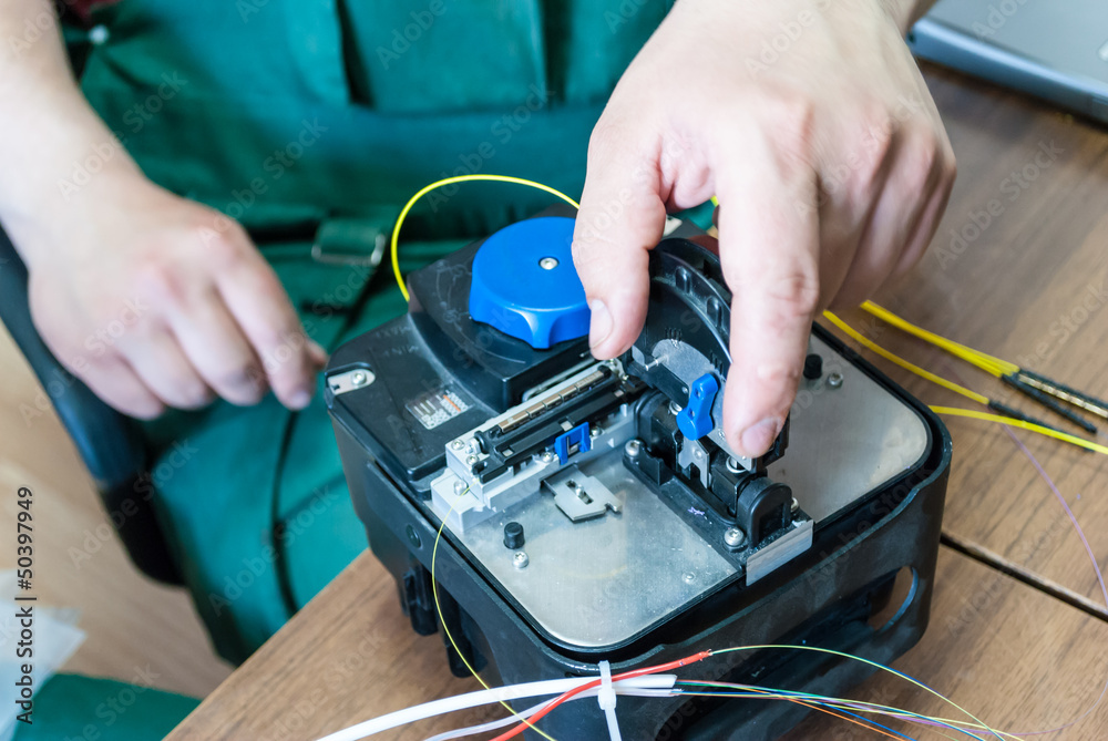 Welding of optical cable Welding of optical cable