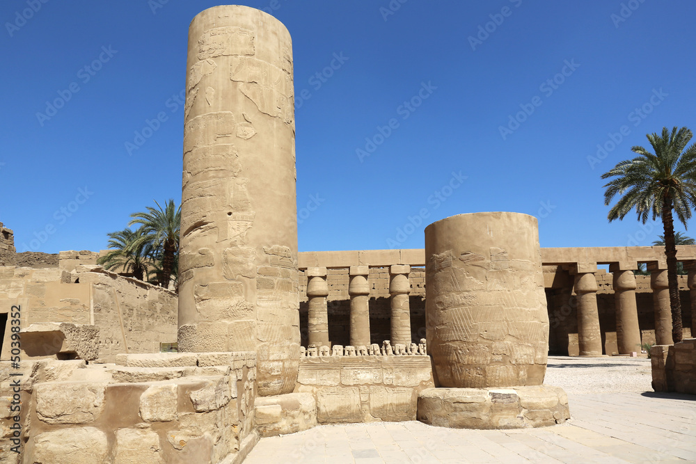 Great Forecourt Karnak Temple Egypt