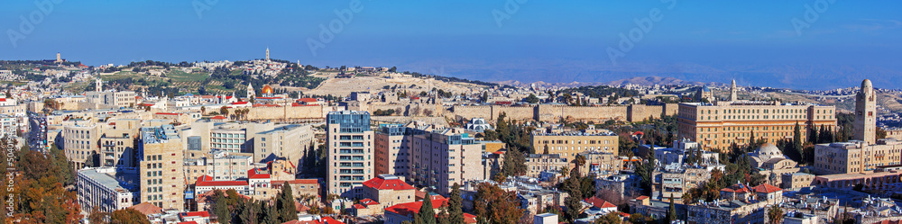 Panorama - Aerial View of Jerusalem
