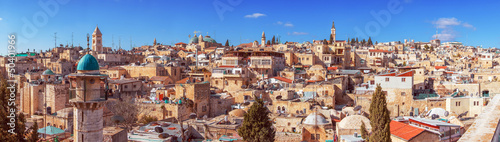 Panorama - Roofs of Old City, Jerusalem
