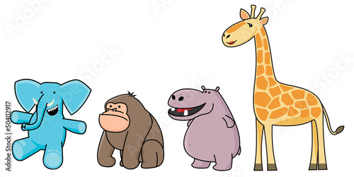 Animal cartoon characters
