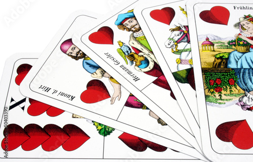 Fotografija Set of Hungarian playing cards