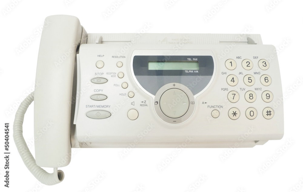 Fax machine. Fax machine.