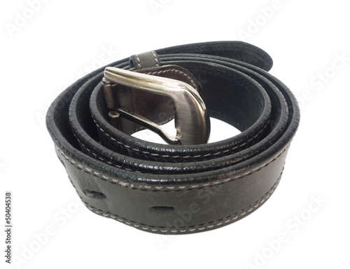 leather belt.
