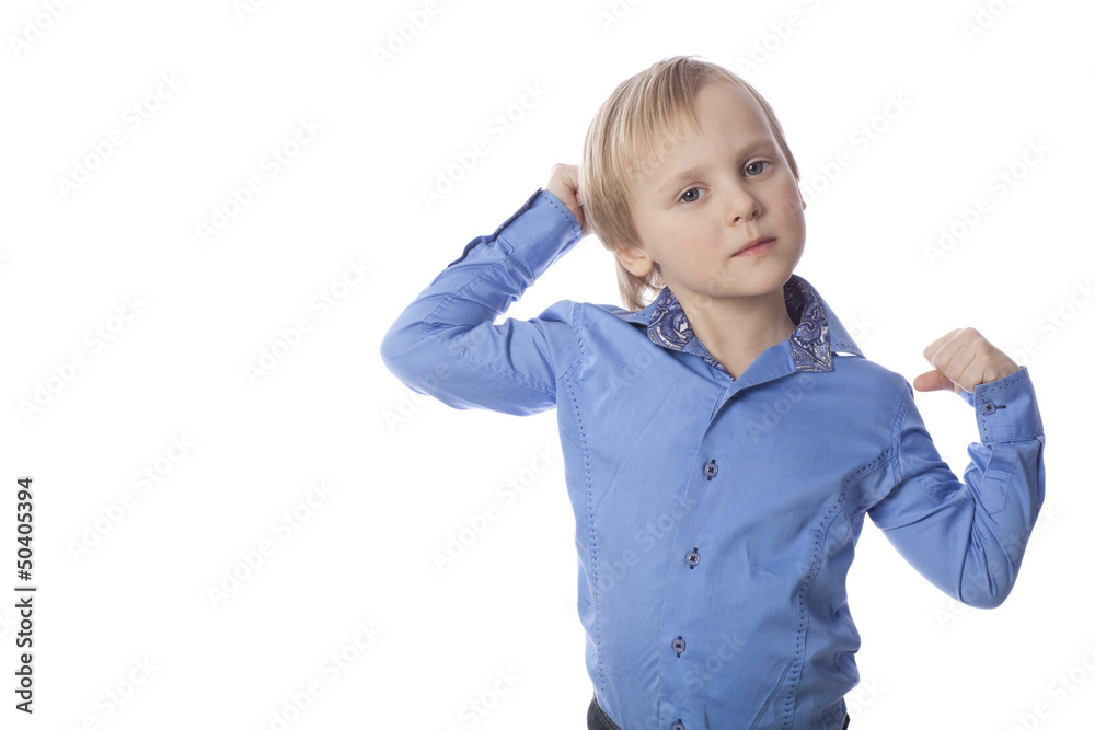 isolated small boy isolated small boy