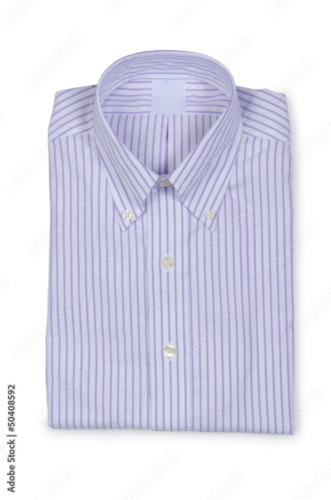 Nice male shirt isolated on the white Nice male shirt isolated on the white