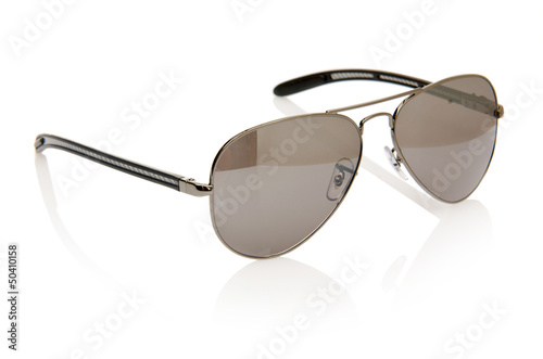 Elegant sunglasses isolated on the white