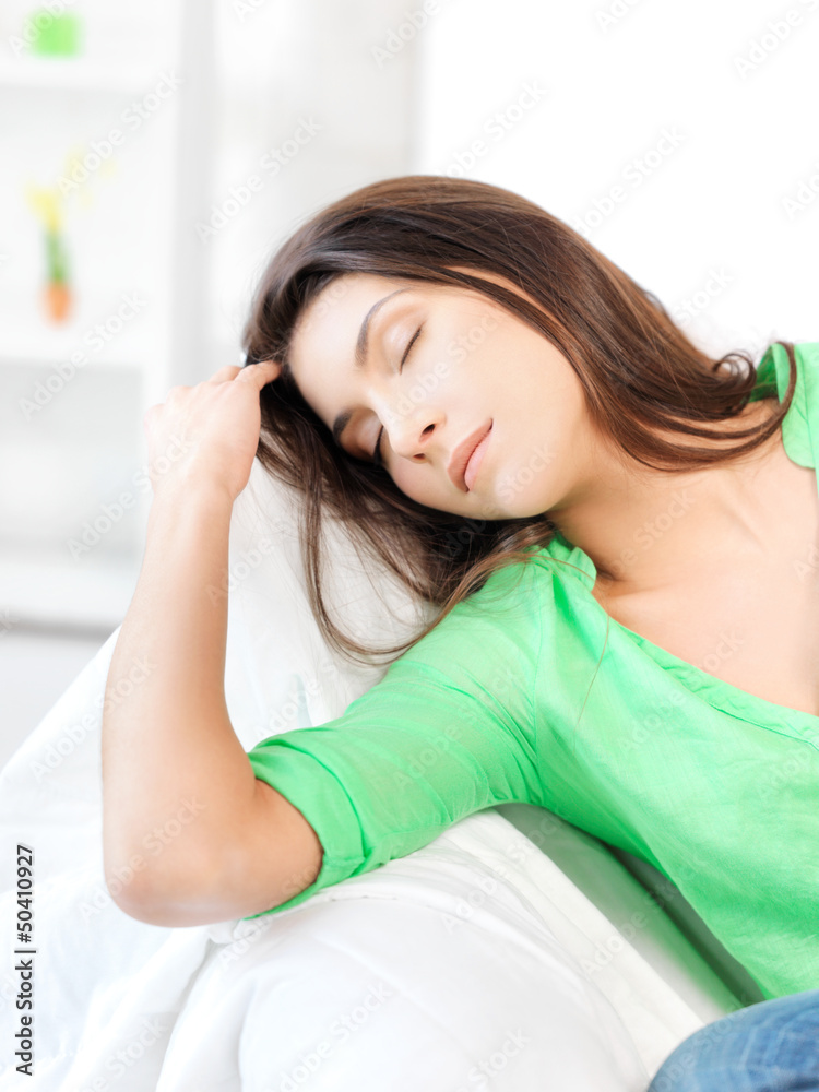 sleeping woman sleeping woman