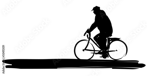 Man on bike