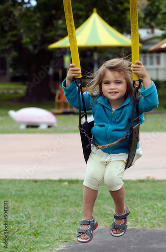 Girl on a swing © Rafael Ben-Ari
