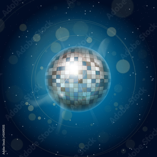 vector disco system blue
