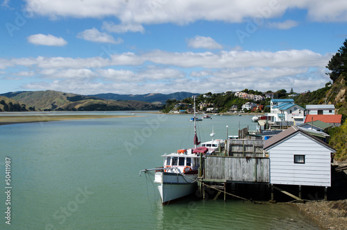 Motor boats and boat sheds