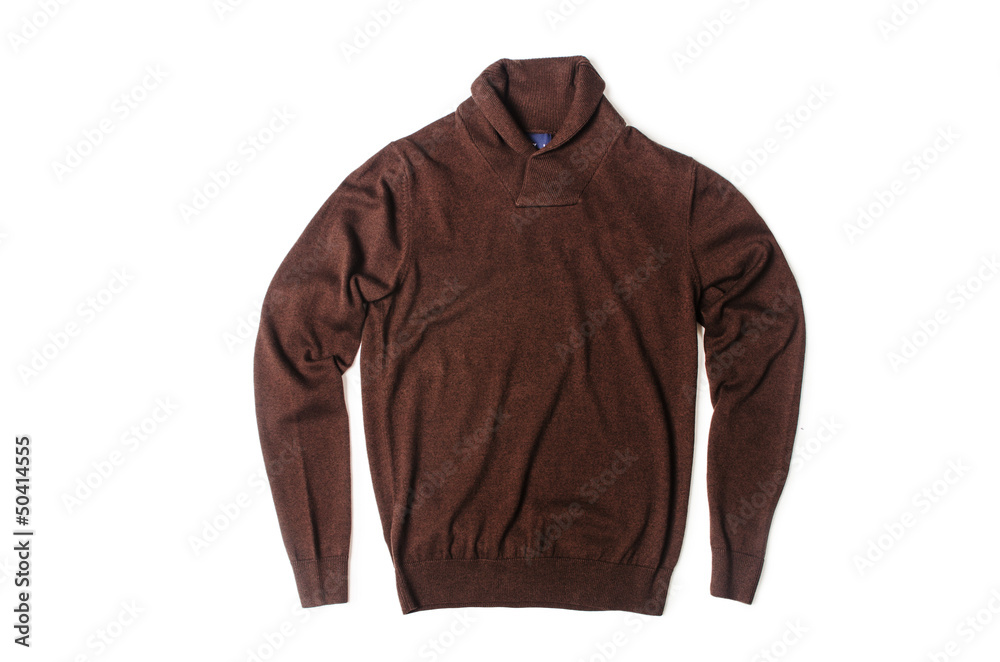 Male sweater isolated on the white Male sweater isolated on the white