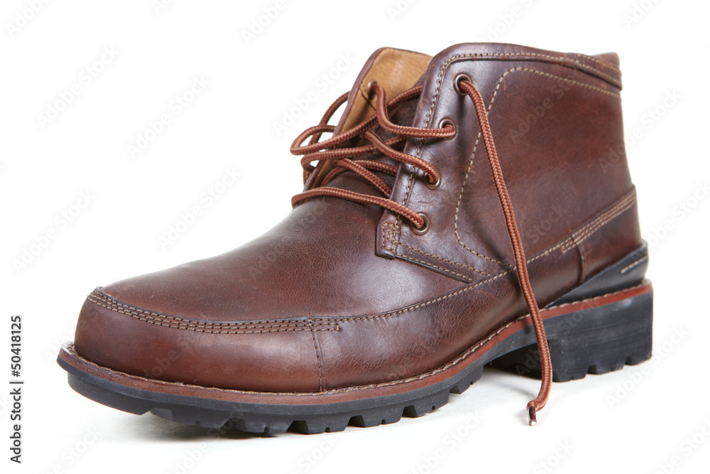 Brown man shoes