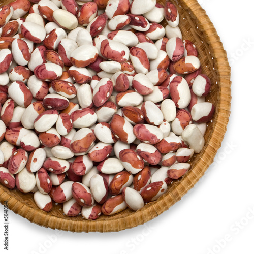 plate with grains beans