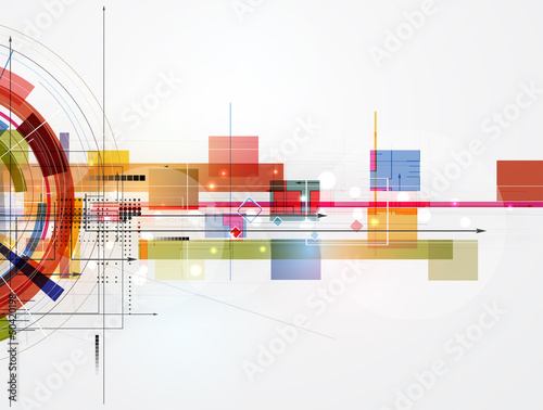 abstract futuristic fade computer technology business background