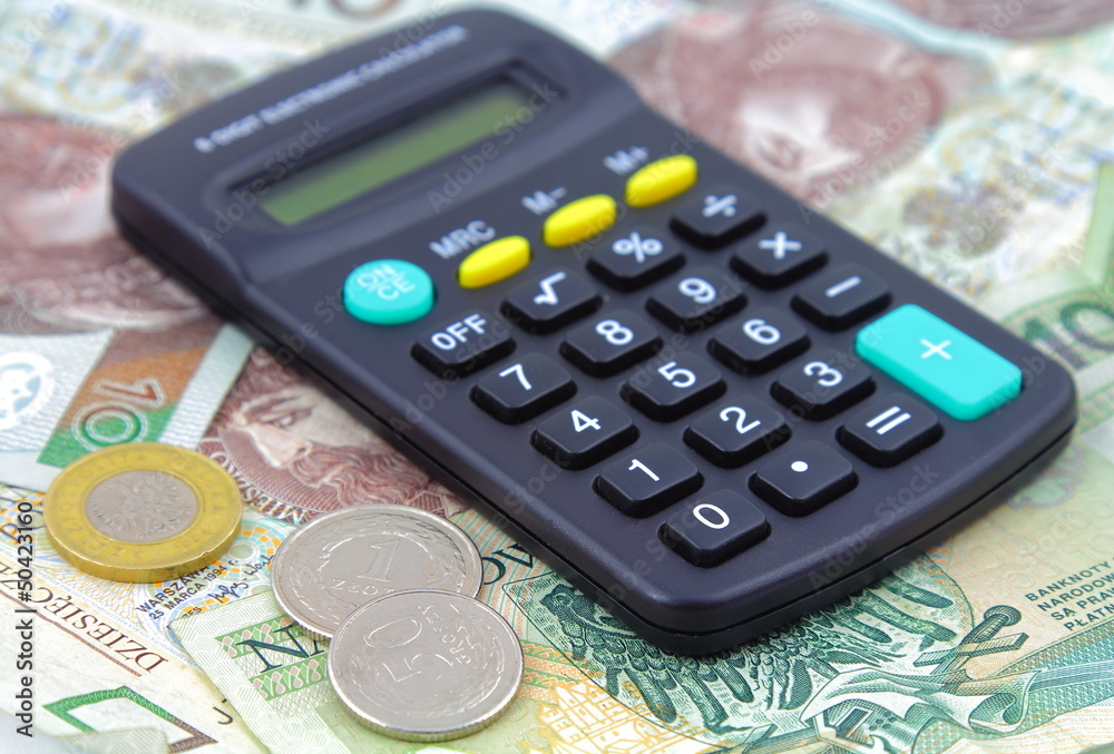 Money and calculator Money and calculator