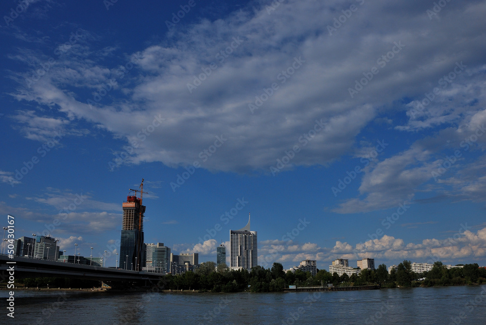 Obraz premium donau in wien