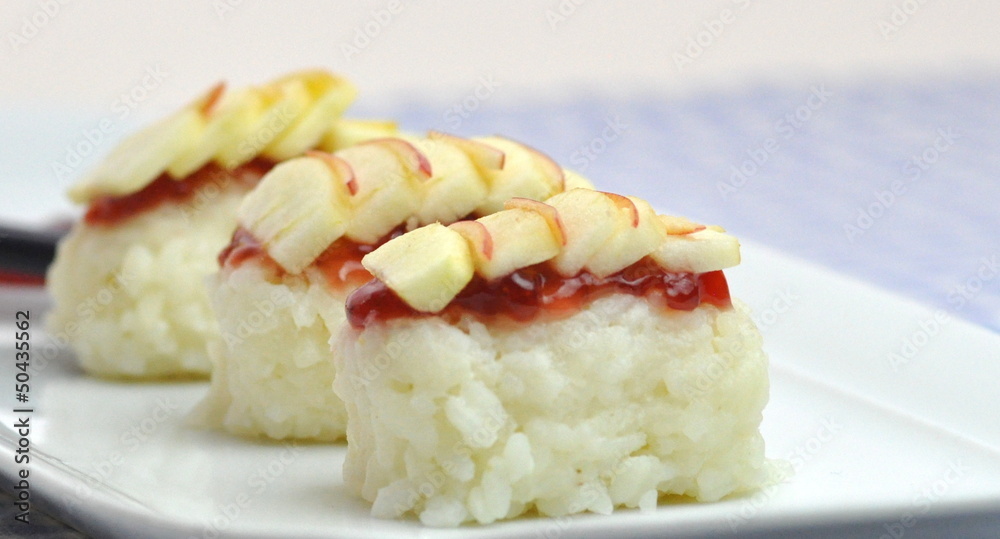Apfelsushi Apfelsushi