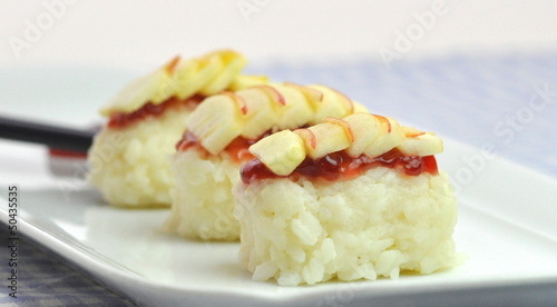 Apfelsushi photo