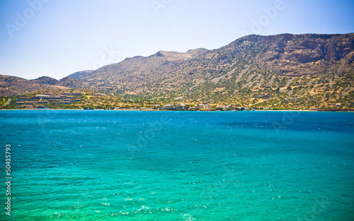 amazing beach with cristalic clean water, Crete