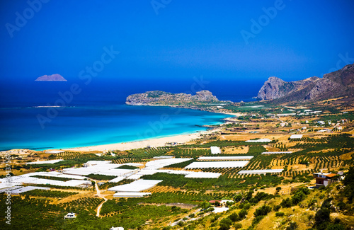 Falsarna beach in Crete, Greece photo