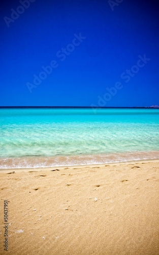 Falsarna beach in Crete  Greece