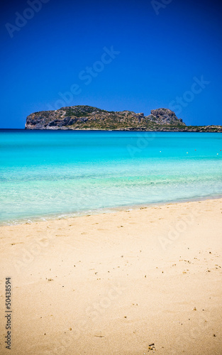 Falsarna beach in Crete, Greece