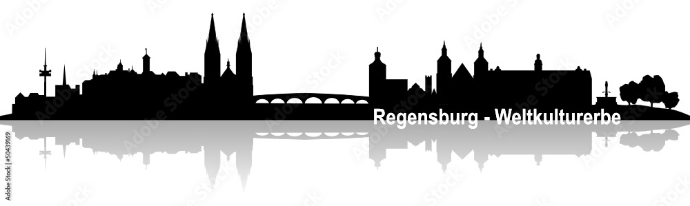Regensburg Skyline Weltkulturerbe