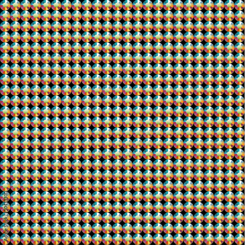 Seamless colorful rinestones background