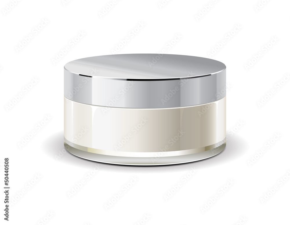 Jar Of Powder Light Stock Vector Adobe Stock