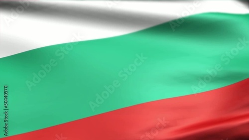 Animated flag Bulgaria - Loop - geringe Schärfentiefe photo