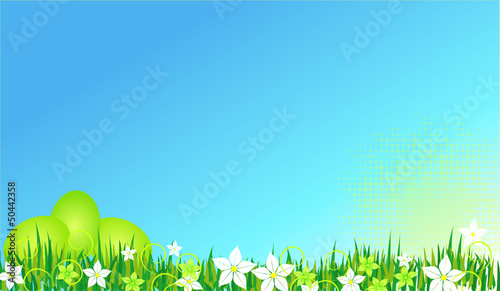 Hintergrund Frühling grün frisch