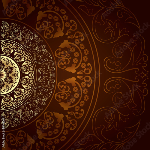 Vintage floral background