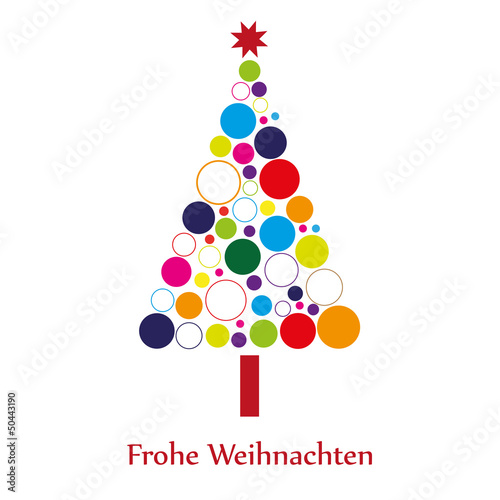 Bunter Weihnachtsbaum