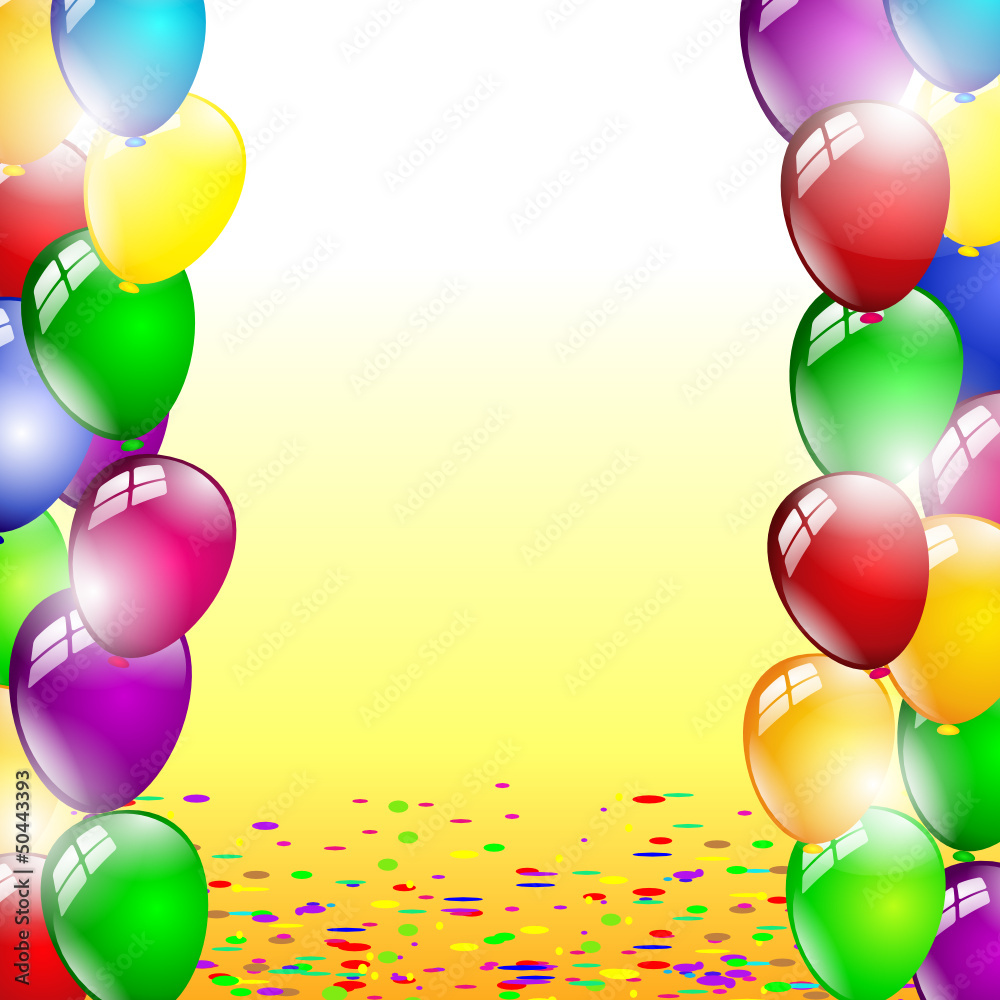 Geburtstag Party Hintergrund Stock-Vektorgrafik  Adobe Stock