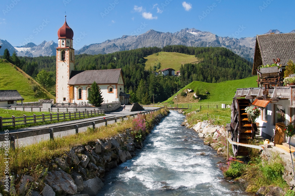 Valokuva Village of Niederthai in Tirol - tilaa netistä Europosters.fi