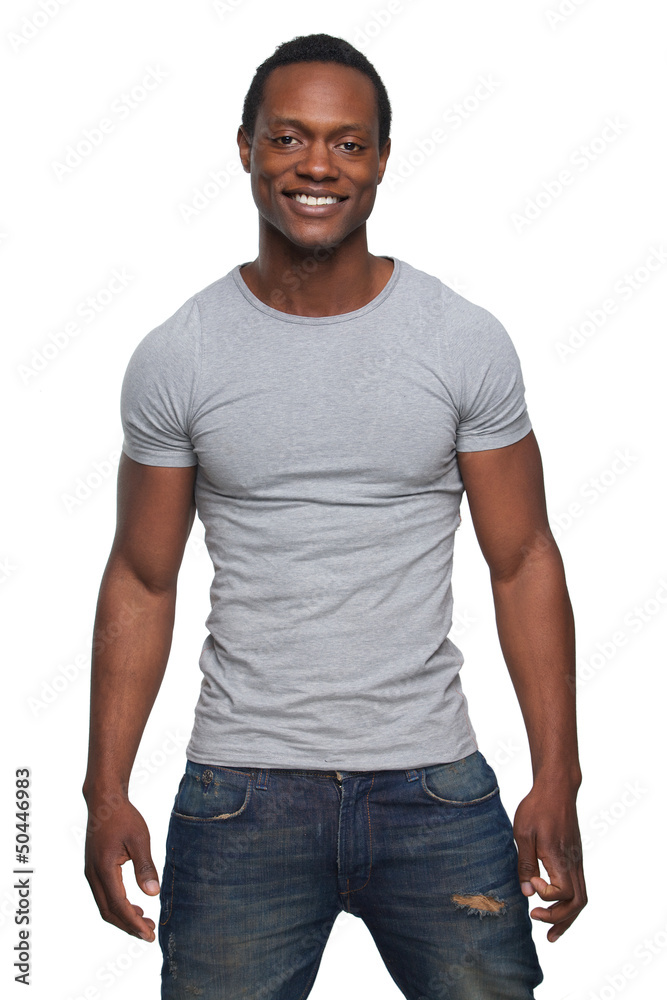 Fototapeta premium African American Man Smiling