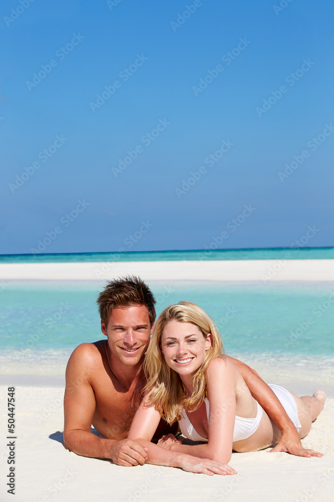 Couple Enjoying Beach Holiday