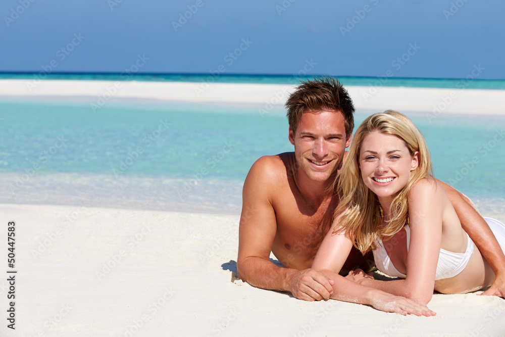 Couple Enjoying Beach Holiday