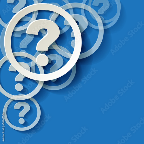 Hilfe Ecke Fragezeichen Frage Blau