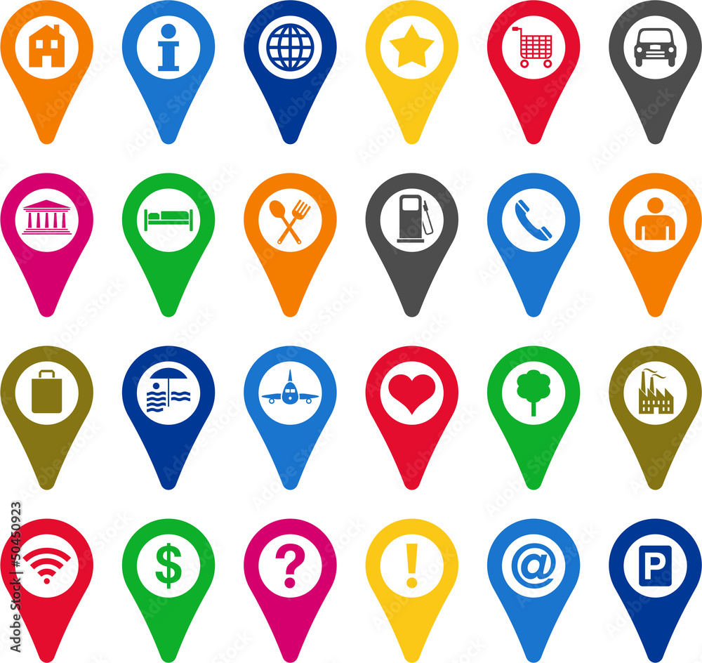 Locators icons