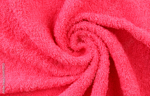 Towel texture close up