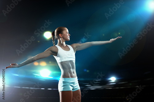 Fitness woman © Sergey Nivens